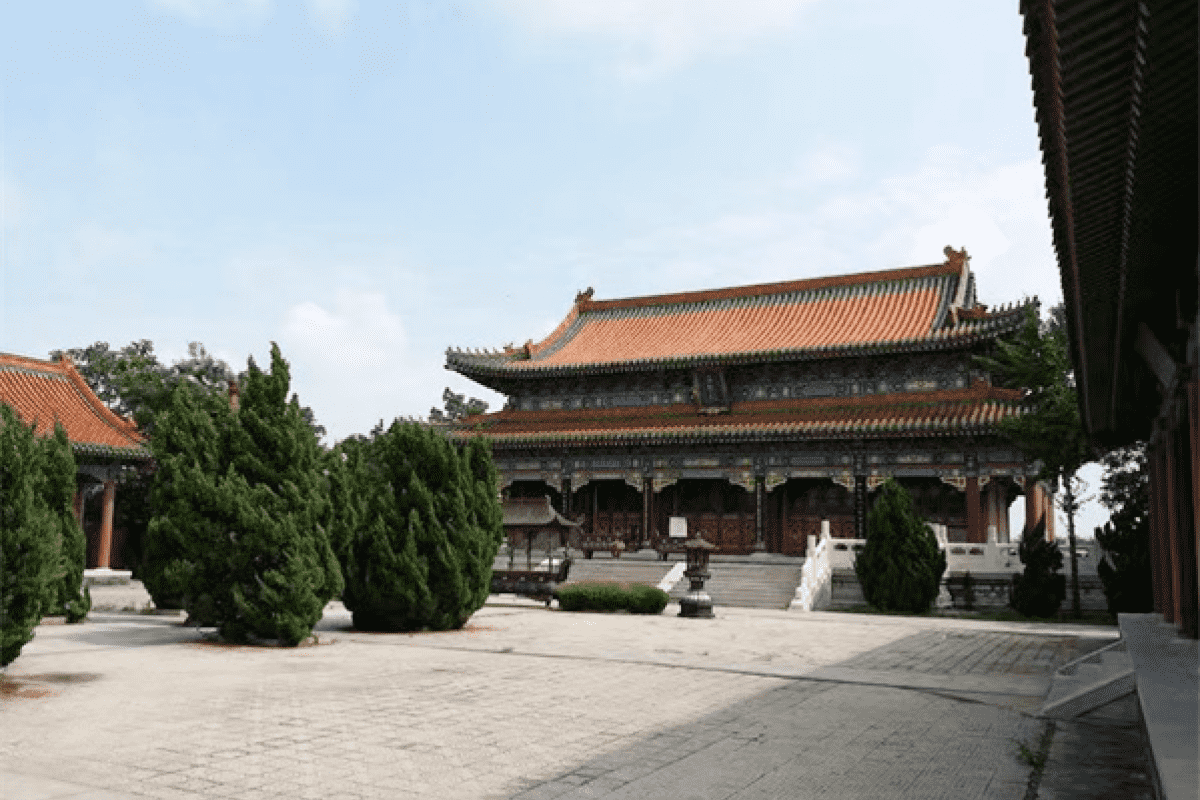 天津永定塔陵墓地园区建筑图